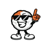 mascotte qui pointe du doigt les articles de blog