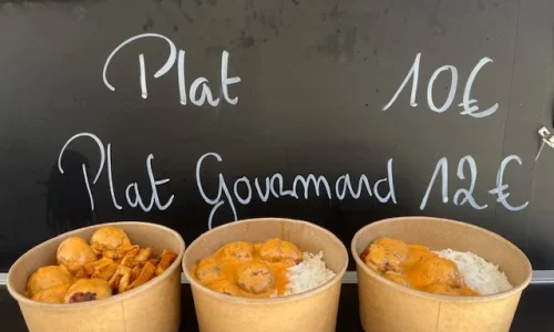 plats de boulettes