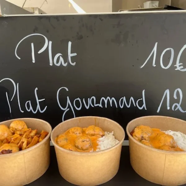 plats de boulettes