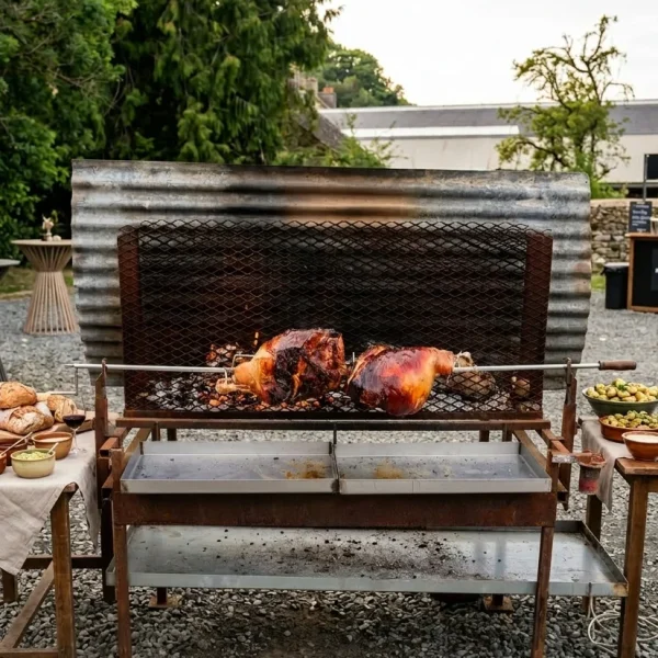 Photo de jambon à la broche