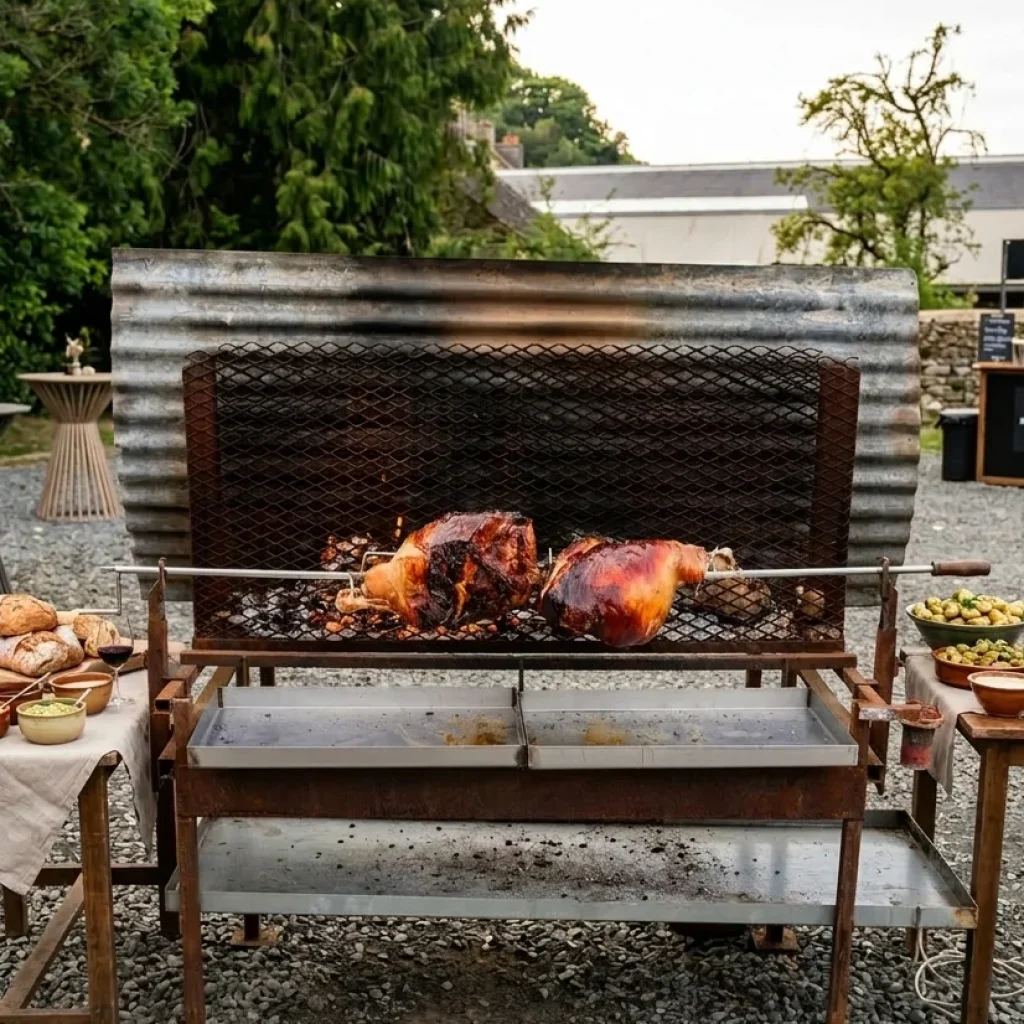 Photo de jambon à la broche