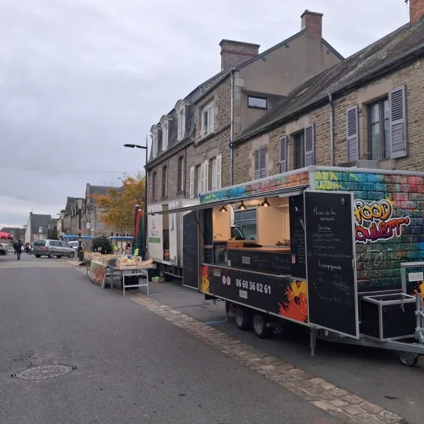Food Truck au marché